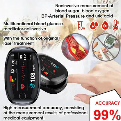 🔥Made In USA🏆GluGent™ Non-Invasive Blood Glucose Meter 99.9% Accuracy （Mayo Clinic Recommended）