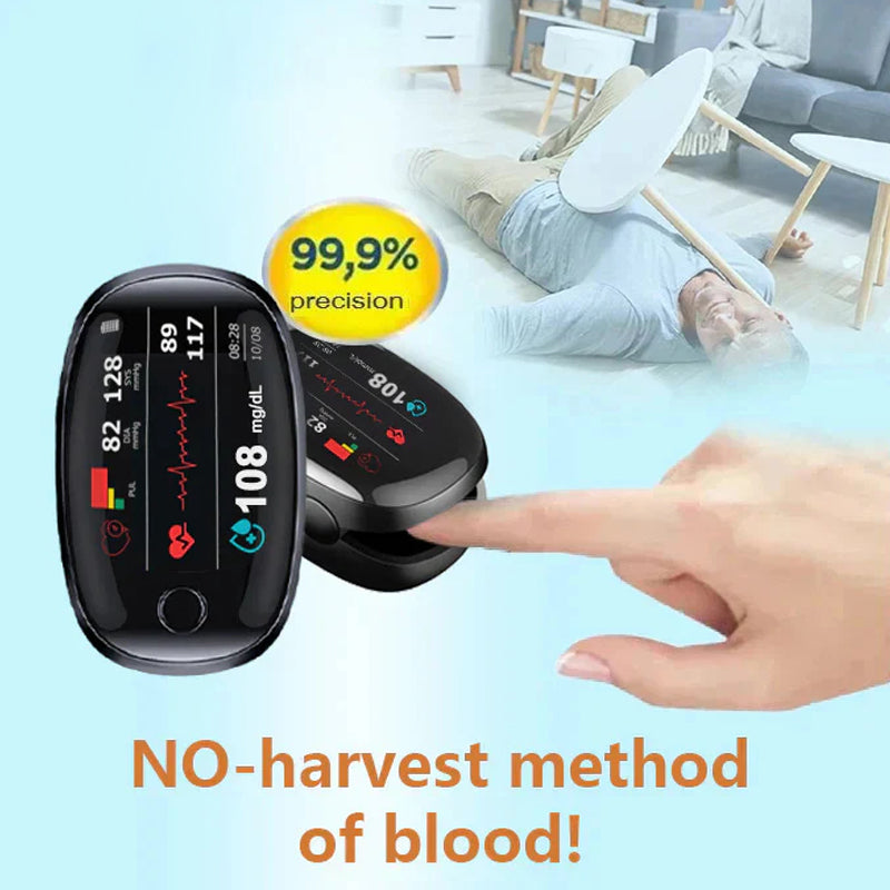 🔥Made In USA🏆GluGent™ Non-Invasive Blood Glucose Meter 99.9% Accuracy （Mayo Clinic Recommended）